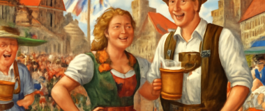 Bitte geben Sie den Prompt für DALL·E, damit ich die Beschreibung für das alt-Attribut erstellen kann.
